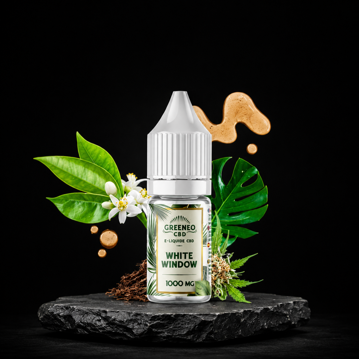 E-liquide CBD White Window Greeneo – 10 ml