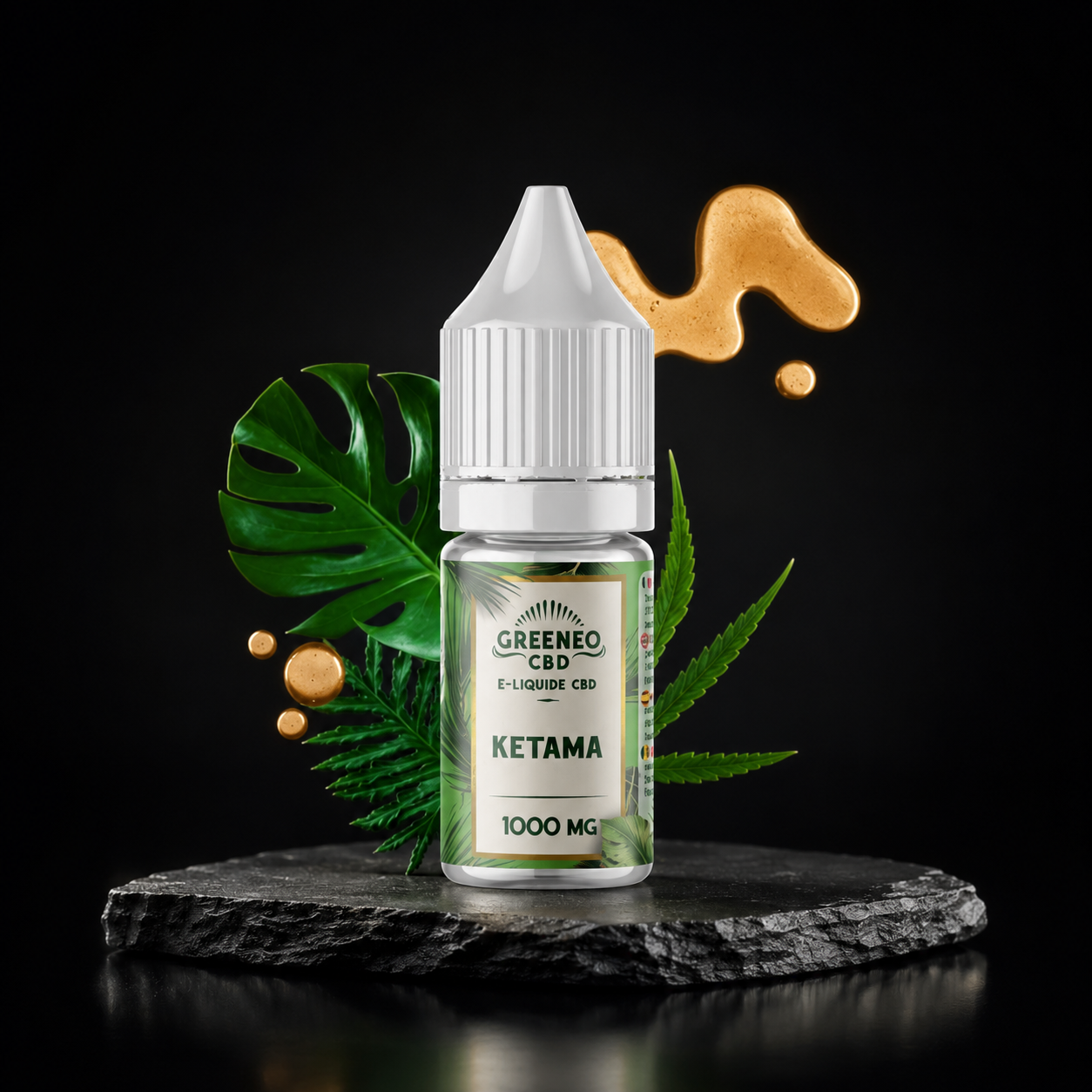 E-liquide CBD Ketama Greeneo – 10 ml