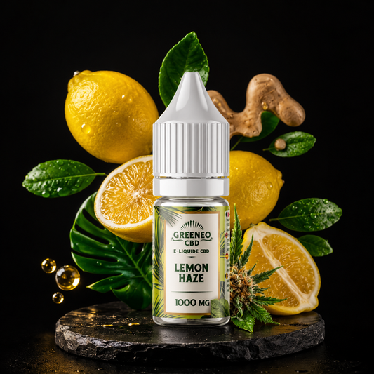E-liquide CBD Lemon Haze Greeneo  – 10 ml
