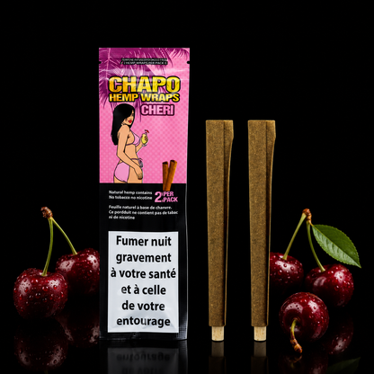 Blunt Chapo Hemp Wraps Cheri – Cerise – 2 pièces