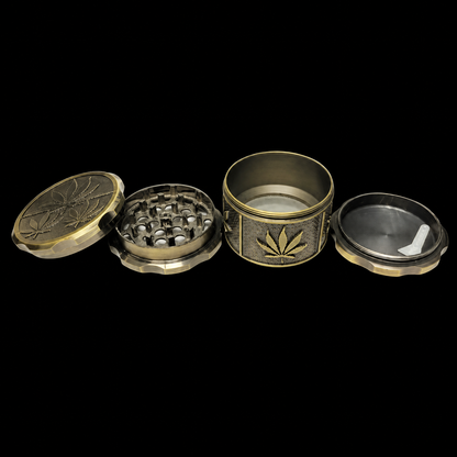 Grinder zinc 60 mm – 4 parties Leaf Engraving