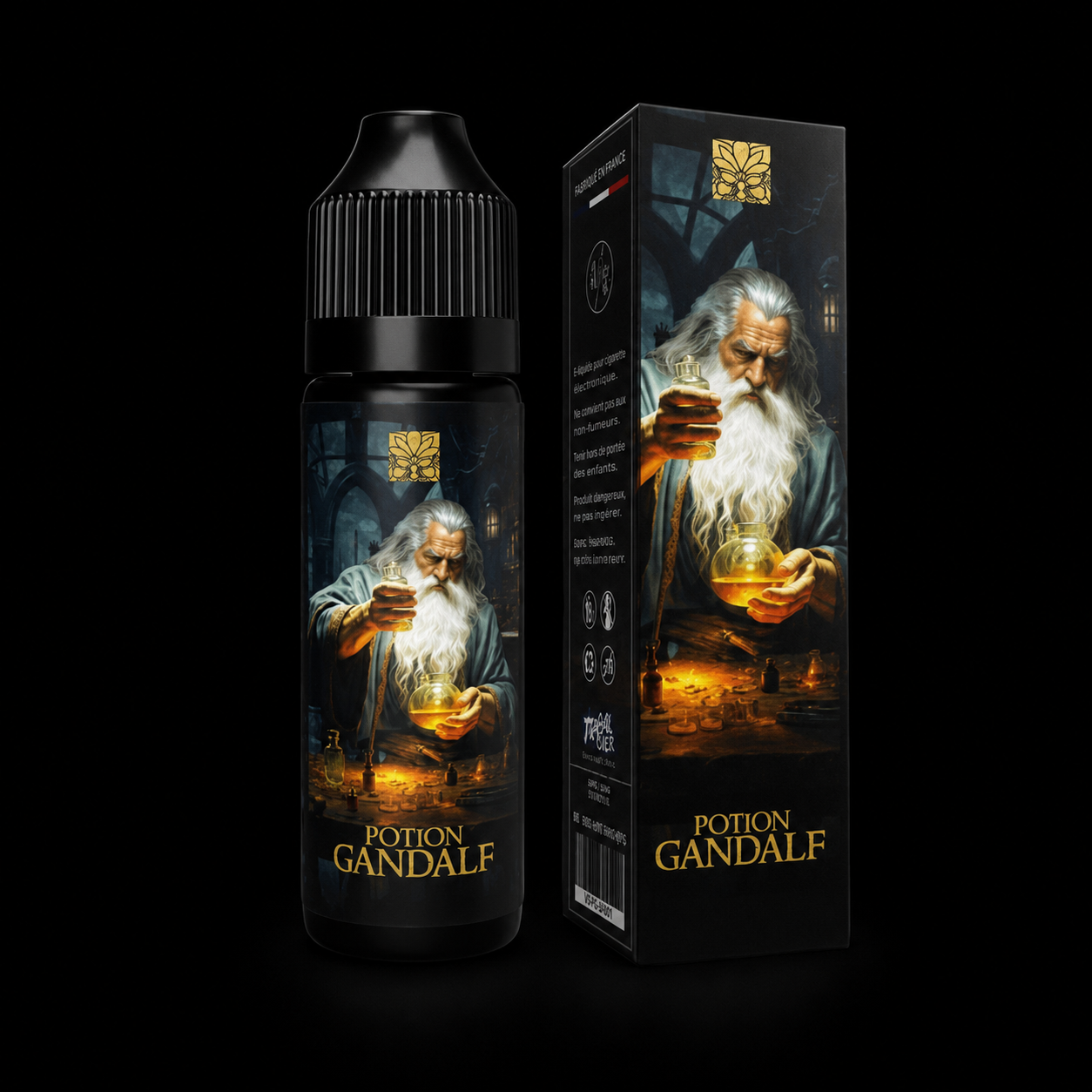 Potion Gandalf Tribal Potion – Pêche Ananas Mangue Passion Fruits Rouges – 50 ml