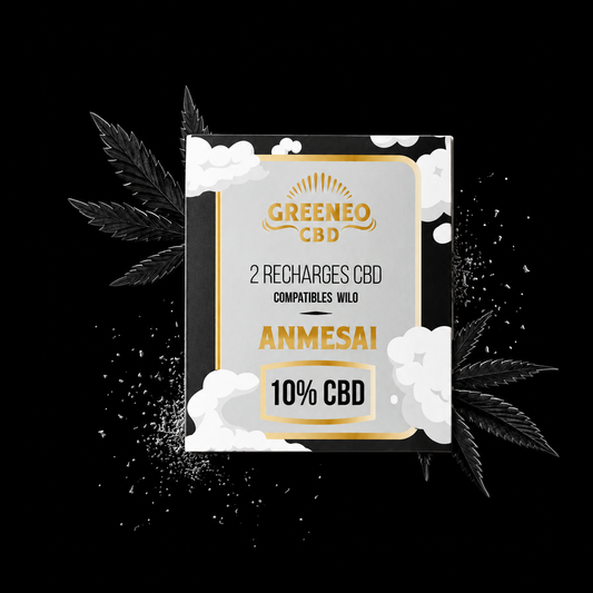 Cartouches Anmesai CBD Wilo x Greeneo – Boîte de 2