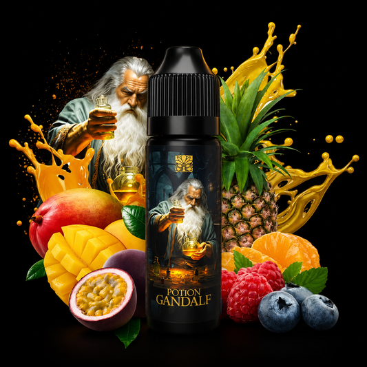 Potion Gandalf Tribal Potion – Pêche Ananas Mangue Passion Fruits Rouges – 50 ml