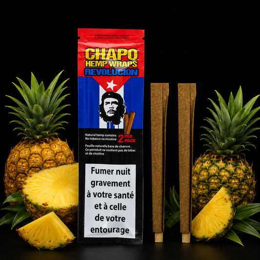 Blunt Chapo Hemp Wraps Revolucion – Ananas – 2 pièces