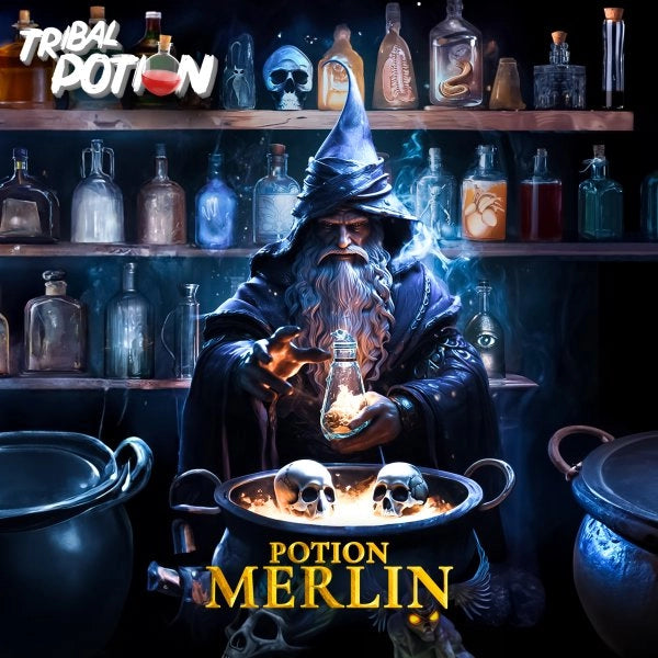 Potion Merlin Tribal Potion – Violette Fruit du Dragon Grenade Limonade – 50 ml