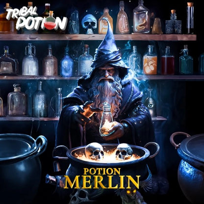 Potion Merlin Tribal Potion – Violette Fruit du Dragon Grenade Limonade – 50 ml